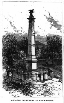 Soldier's monument at Stockridge